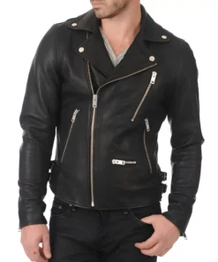 Negan Jacket Walking Jeffrey Dean Morgan Motorcycle Real Leather Jacket - Halloween Costume