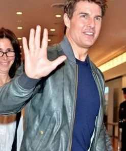 Alternative view of Tom Cruise Leather Jacket.