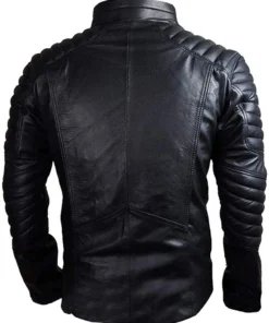 Alternative view of Men's Superman Costume, Black Super Man Jacket, Superman Leather Jacket, DC Comics Jacket, Clark Kent Costume