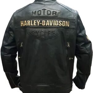 Harley Davidson Jacket Motorbike Wear Cafe Racer Leather Jacket