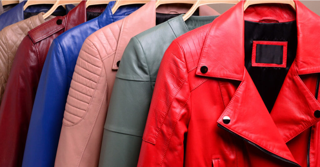Color Style Leather Jacket