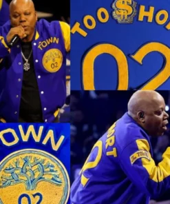 NBA All Star Too Short Varsity Jacket - Image 4