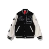 A BATHING APE x COMME des GARCONS OSAKA Varsity Jacket