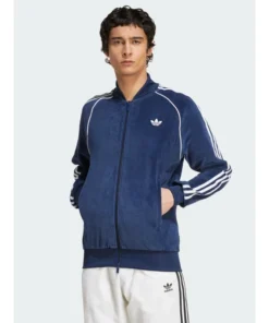Adidas Adicolor Velour Track Jacket