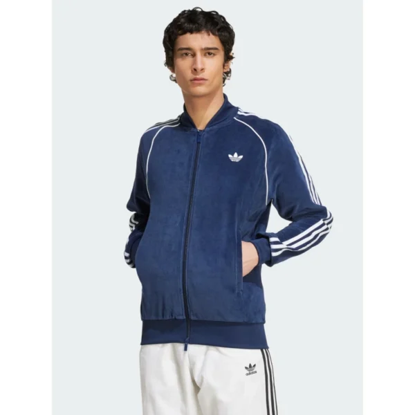 Adidas Adicolor Velour Track Jacket