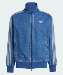 Adidas Originals Blue Denim Firebird Track Jacket