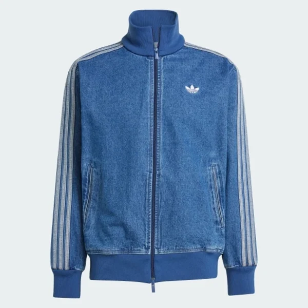 Adidas Originals Blue Denim Firebird Track Jacket