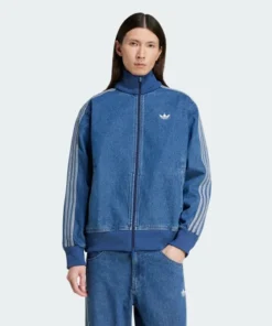 Alternative view of Adidas Originals Denim Firebird Track Jacket