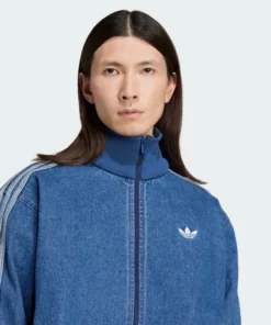 Adidas Originals Denim Firebird Track Jacket - Image 3
