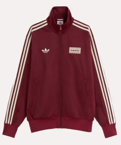 Adidas x Oasis Limited Edition Maroon Jacket