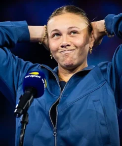 Alternative view of Amanda Anisimova 2025 US Open Track Jacket