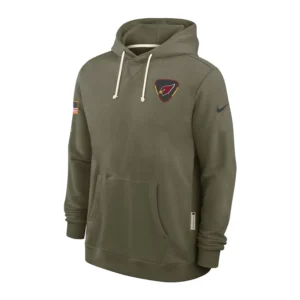 Arizona Cardinals 2025 Salute to Service Sideline Hoodie