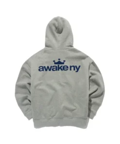 Awake NY Crown Logo Full Zip Hoodie - Image 5