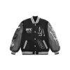 UFC 311 Los Angeles 2025 Black Varsity Jacket