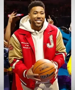 Jake From State Farm Varsity Jacket - Image 5