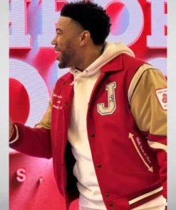 Jake From State Farm Varsity Jacket - Image 6