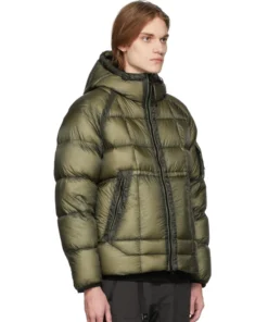 C.P. Company Green Down DD Shell Hooded Jacket - Image 3