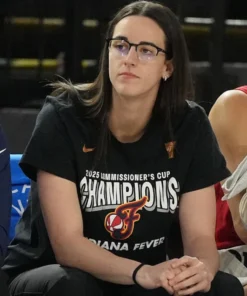 Caitlin Clark 2025 Commissioner Cup Champions T-Shirt - Image 3