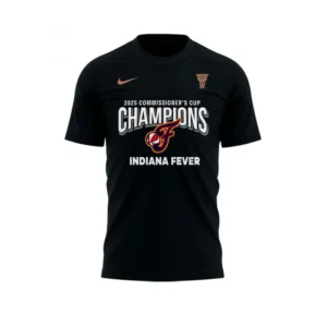 Caitlin Clark 2025 Commissioner Cup Champions T-Shirt