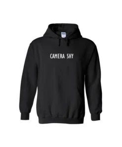 Camera Shy Black Hoodie