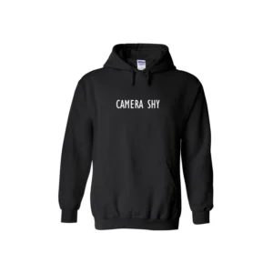 Camera Shy Black Hoodie