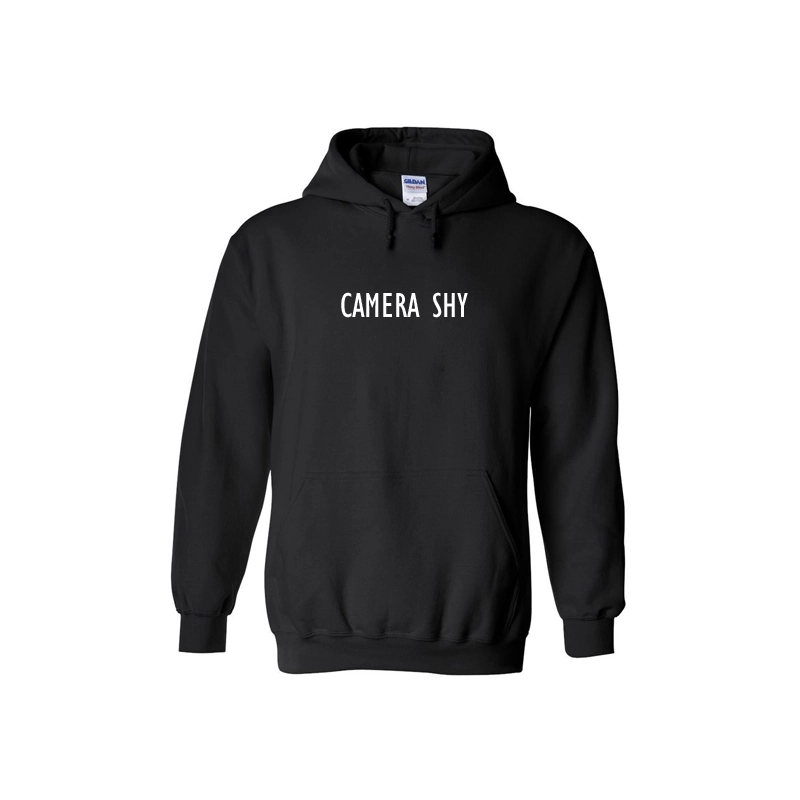 Camera Shy Black Hoodie