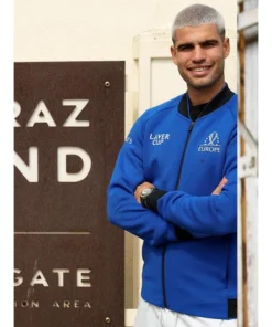 Alternative view of Carlos Alcaraz Laver Cup Blue Jacket