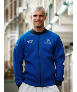 Carlos Alcaraz Laver Cup Blue Jacket - Image 3