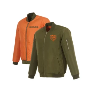 Chicago Bears Reversible Bomber Jacket
