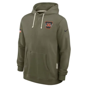Cincinnati Bengals 2025 Salute to Service Sideline Hoodie