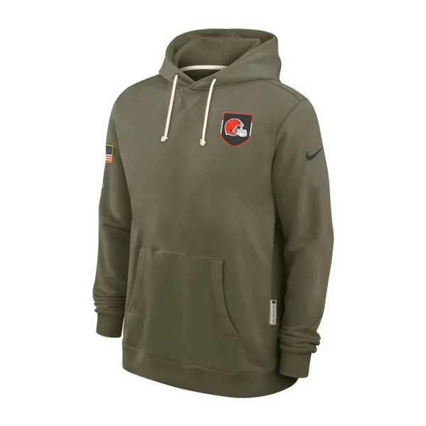 Cleveland Browns 2025 Salute to Service Sideline Hoodie