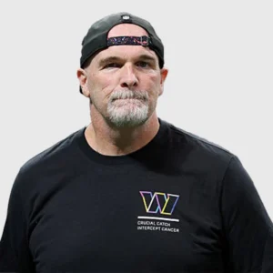 Dan Quinn Commanders 2025 Crucial Catch T-Shirt