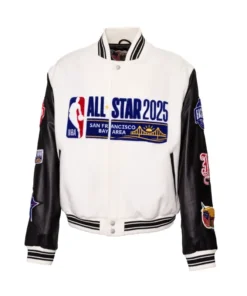 NBA All Star 2025 GSW Wool Varsity Jacket