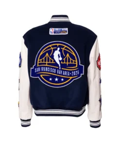 NBA All Star 2025 GSW Wool Varsity Jacket - Image 5