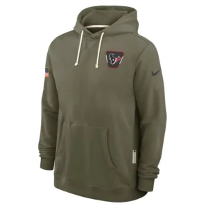 Houston Texans 2025 Salute to Service Sideline Hoodie