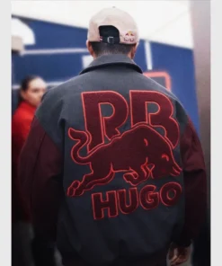Isack Hadjar HUGO x RB Varsity Jacket - Image 4