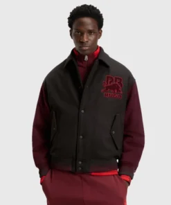 Isack Hadjar HUGO x RB Varsity Jacket - Image 3