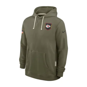 Kansas City Chiefs 2025 Salute to Service Sideline Hoodie