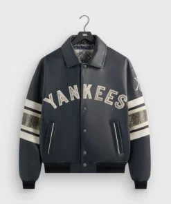 Kith & AVIREX 2025 New York Yankees Leather Jacket