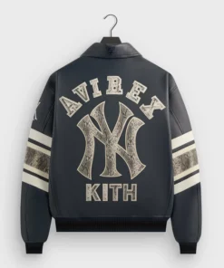 Kith & AVIREX 2025 New York Yankees Leather Jacket