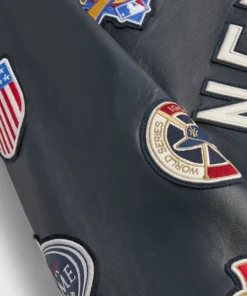 Kith & AVIREX New York Yankees Leather Jacket - Image 5