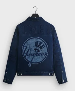 Alternative view of Kith for the New York Yankees Jay Indigo Denim Jacket