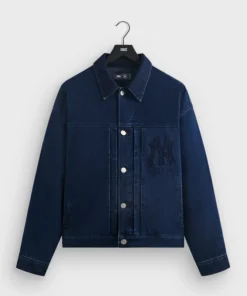 Kith for the New York Yankees Jay Indigo Denim Blue Jacket