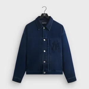 Kith for the New York Yankees Jay Indigo Denim Blue Jacket