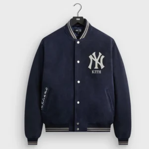 Kith for the New York Yankees Suede Porter Bomber Jacket