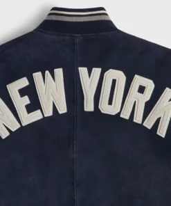 Kith for the New York Yankees Suede Porter Bomber Jacket - Image 3