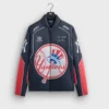 Kith for the New York Yankees Zip Brixton Puffed Shirt Jacket
