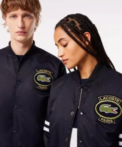 Lacoste Heritage Varsity Jacket - Image 3