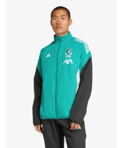 LFC adidas Mens 25/26 European Pre Match Jacket - Image 4