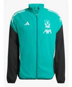 LFC adidas Mens 25/26 European Pre Match Jacket